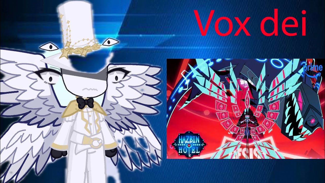 God and his sons react to Vox Dei Hazbin hotel 