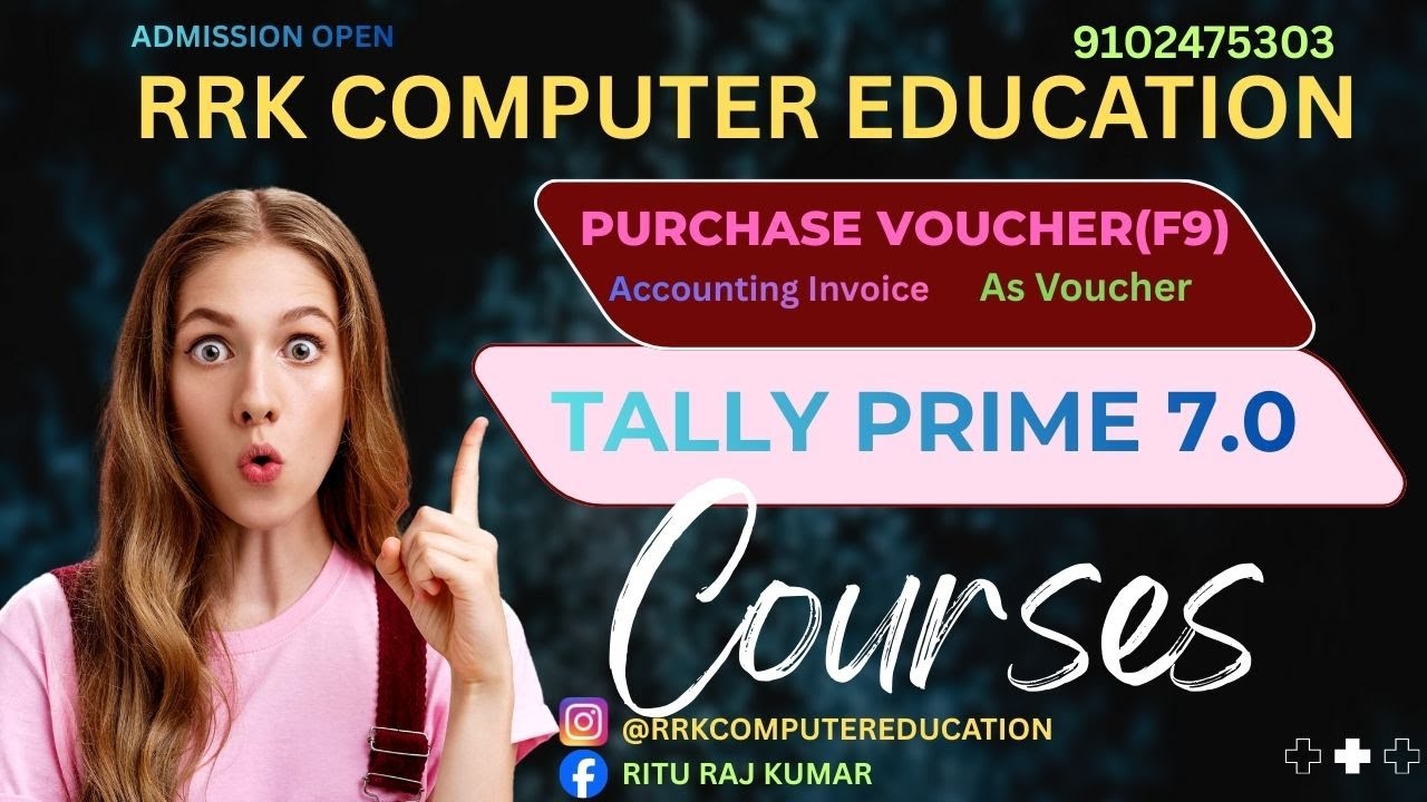 Purchase Voucher Entry Kaise Karte Hai Tally Prime |Purchase Voucher|Accounting Invoice|As Voucher|