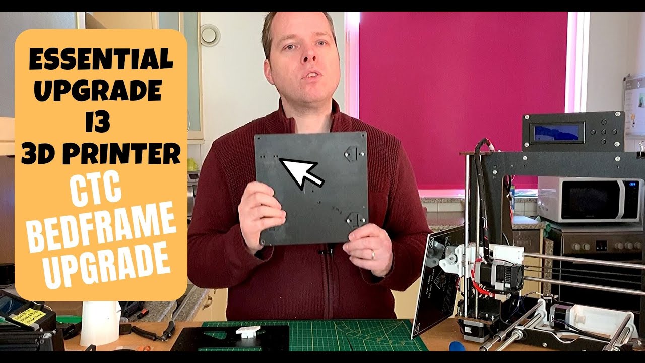 How to Upgrade the bedframe CTC Prusa i3 MK 2 3D printer