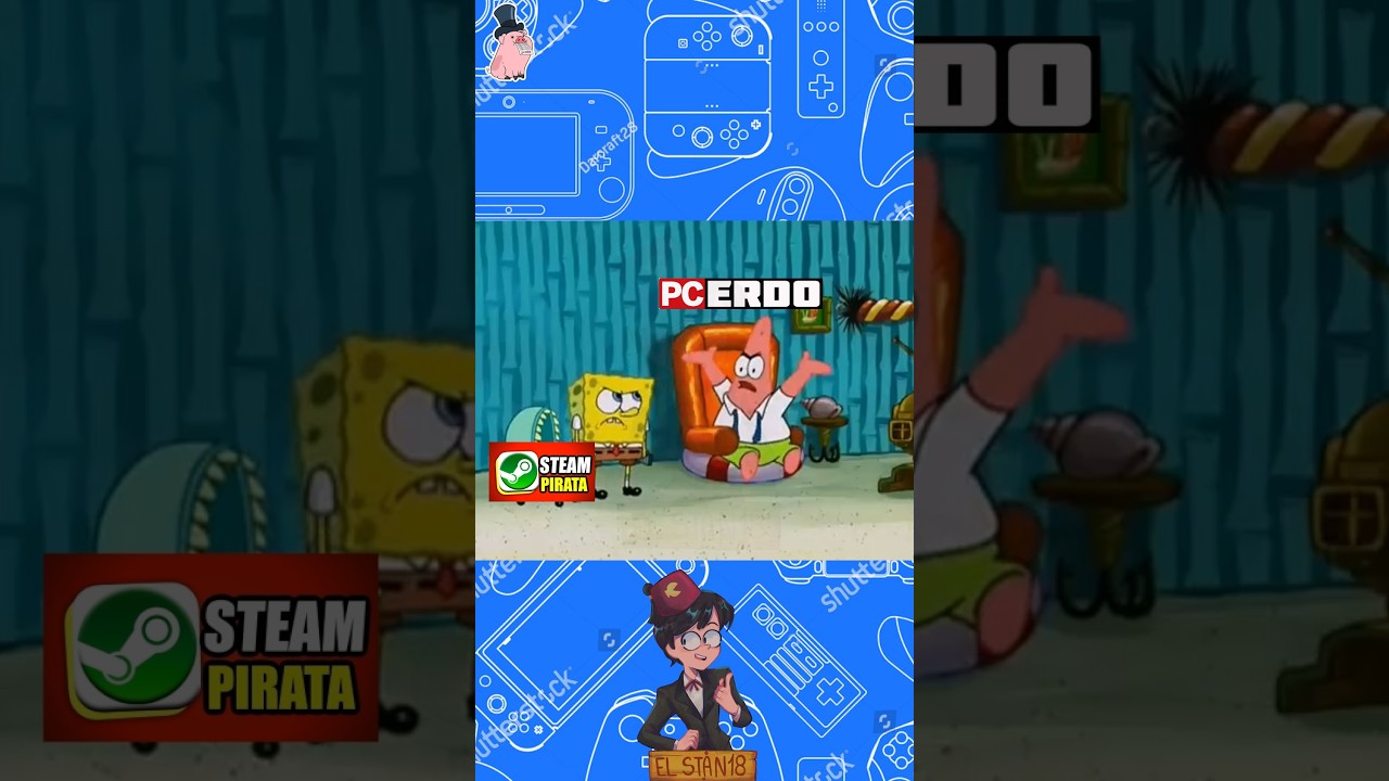 &iquest;Piratear esta mal?🤔🤔🎮🎮 #videojuegos #memes #parodia #silksong #cuphead #undertale #celeste #parodia