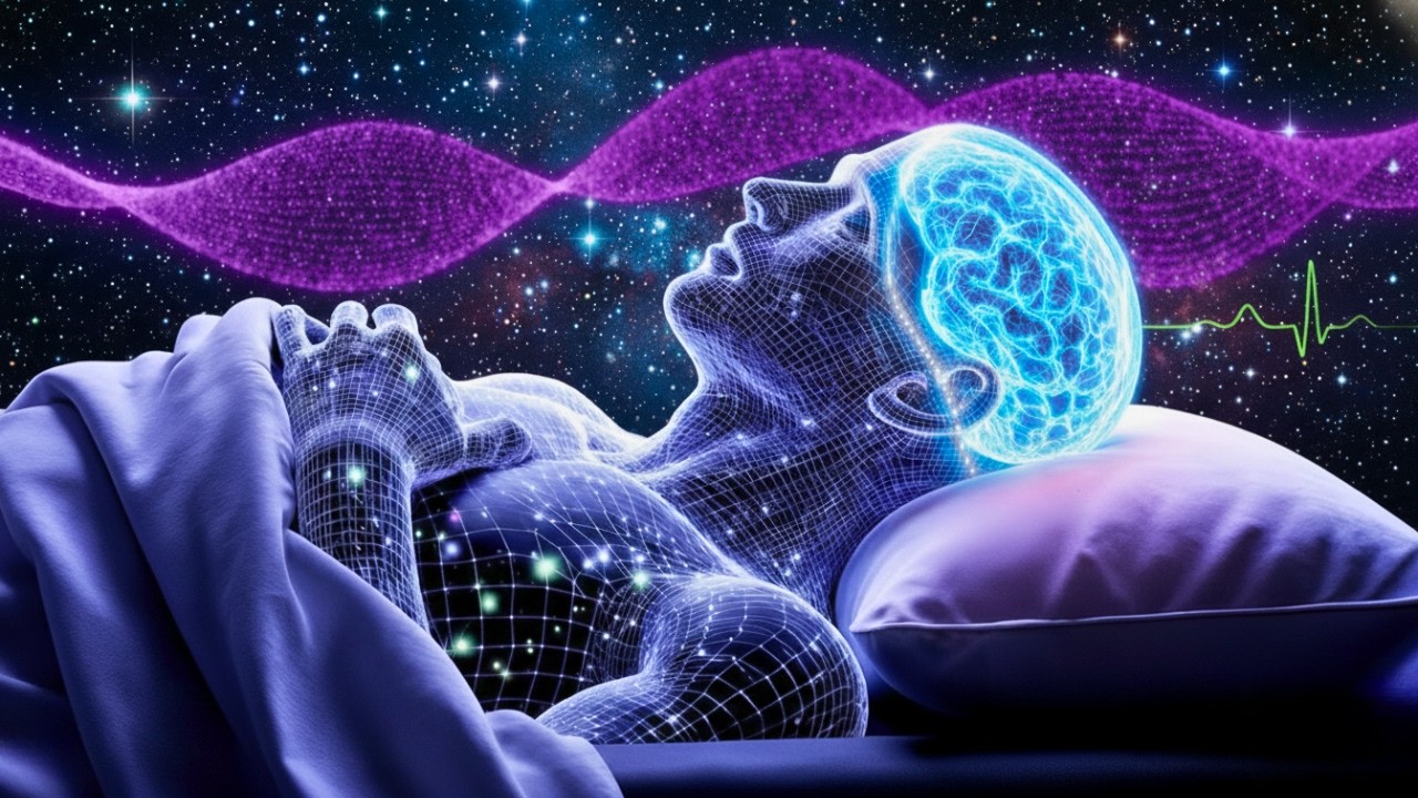 432Hz + 396Hz + 528Hz + 852Hz | The Deepest Healing Sleep for Full Body Regeneration