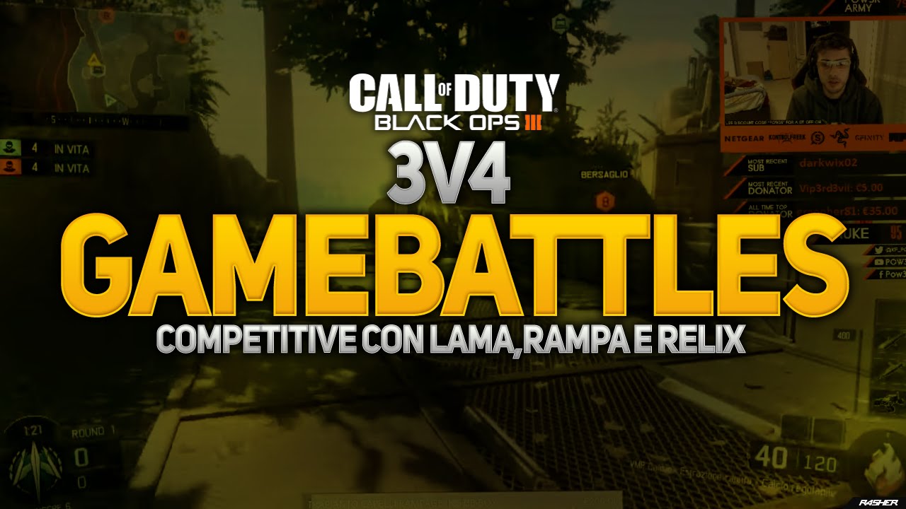 3V4 GAMEBATTLES - COMPETITIVE CON RAMPA, LAMA & RELIX