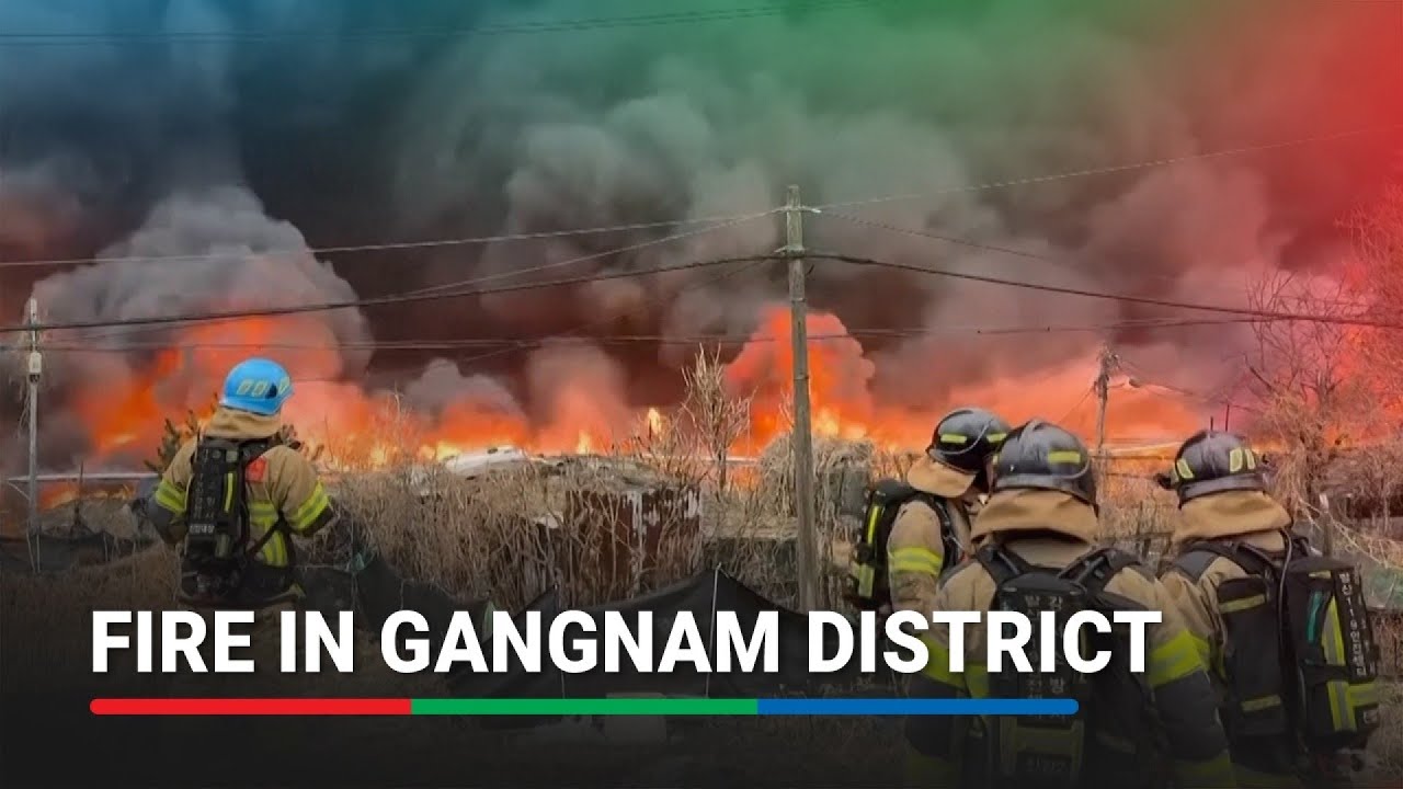 Major fire breaks out in slum area of South Korea's Gangnam district | ABS-CBN News