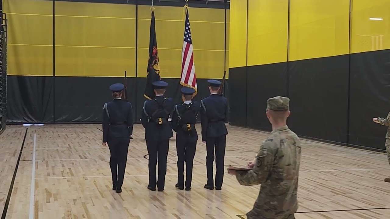 NJ931 Black Watch Honor Guard Color Guard Sequence commanded by C/Lt Col. Livingstone 1/10/26