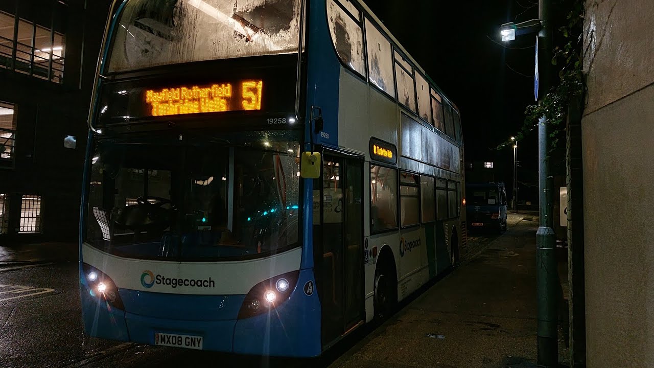 Attempted Thrash and Kickdown! 19258 MX08GNY ADL Trident Enviro 400