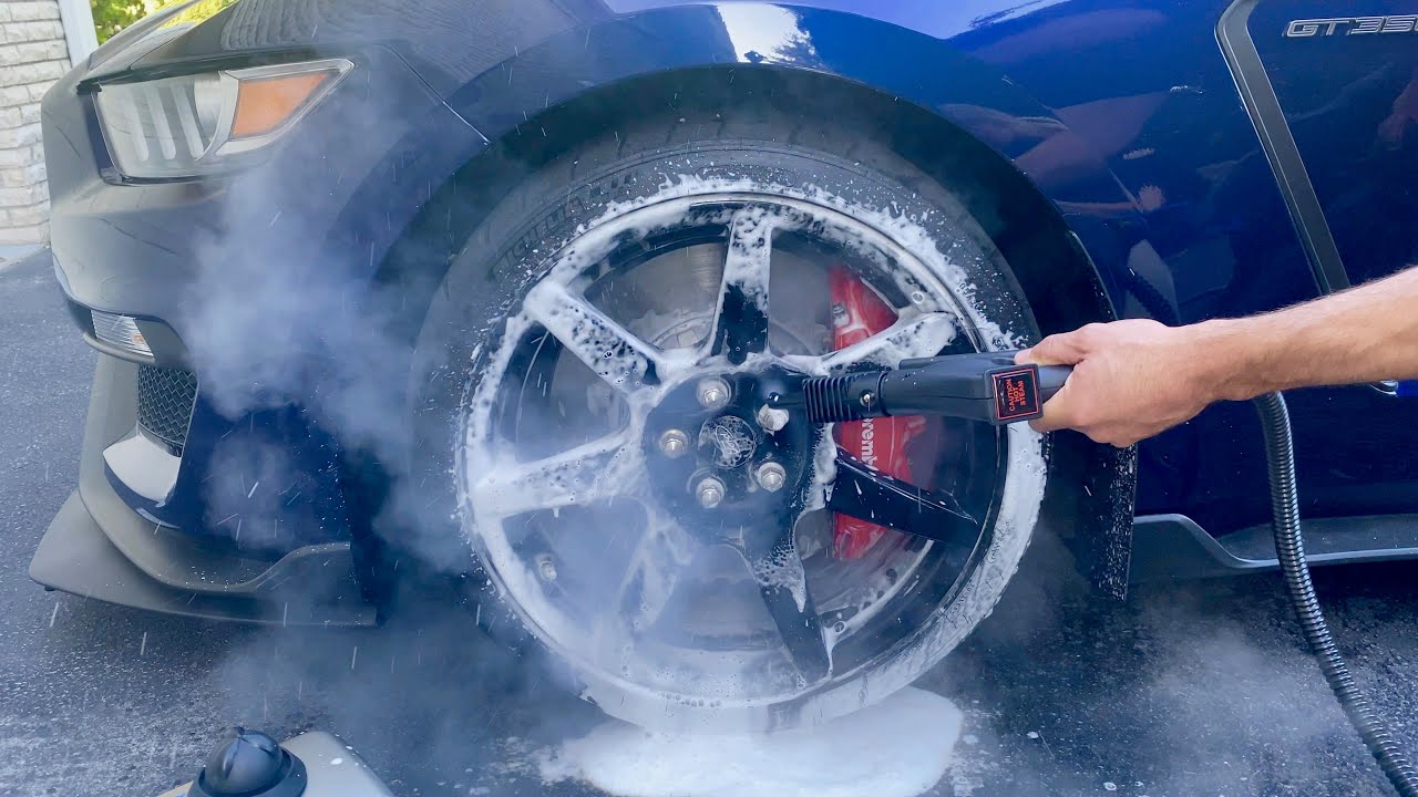 Очистка колес паром | Auto Fanatic