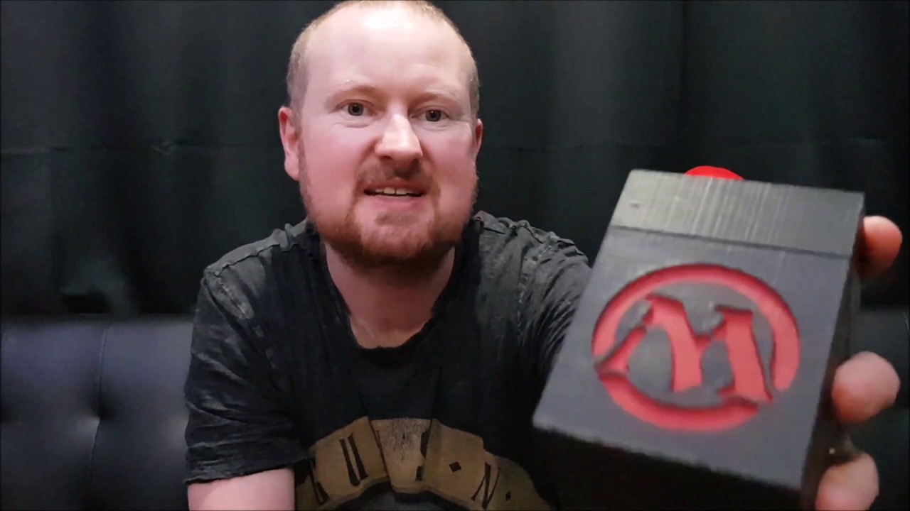 3D printed Magic The Gathering MTG Black deck box on Creality Ender3 3D printer