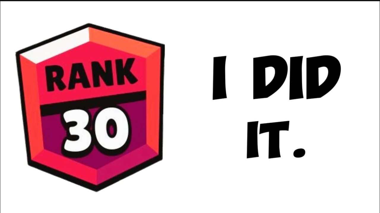 I Got EVERY RANK 30 in Brawl Stars!