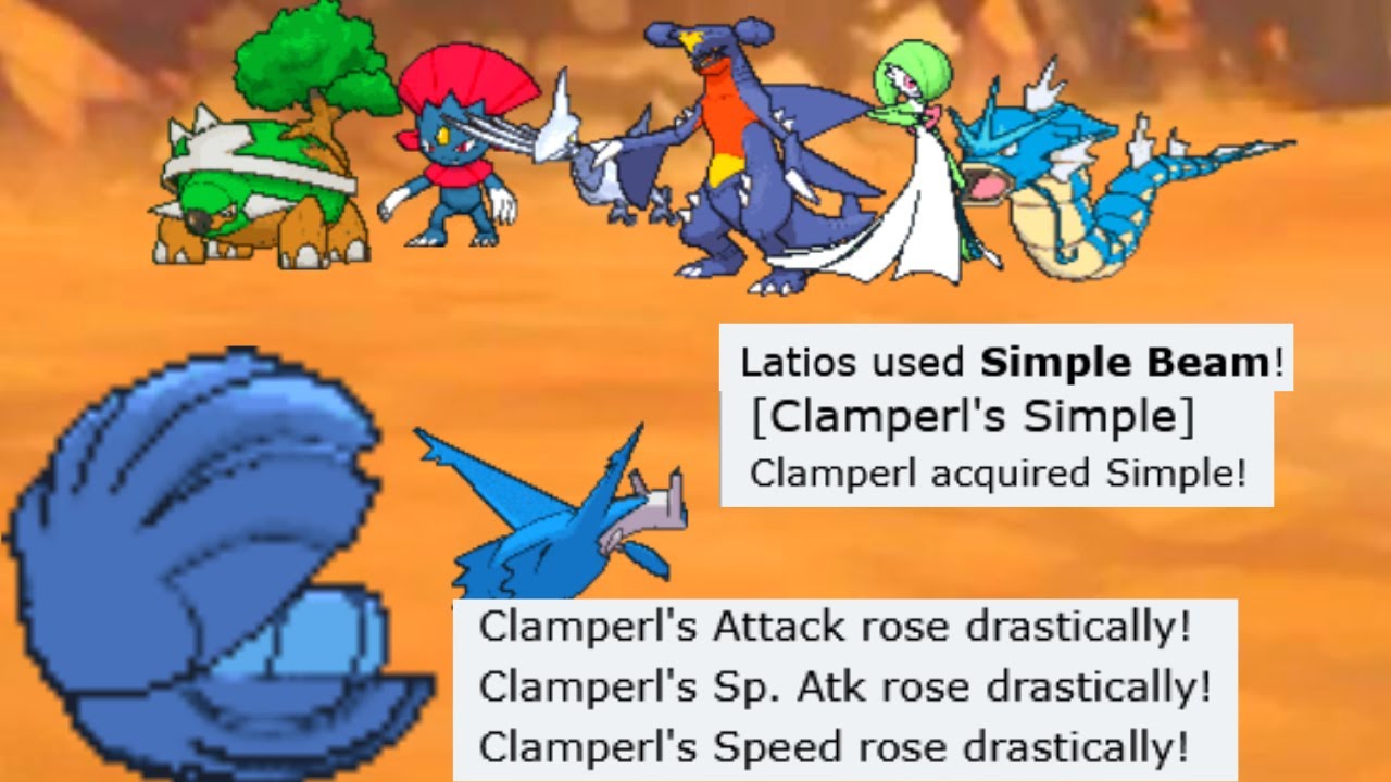Simple Clamperl sweep | Pokemon Showdown