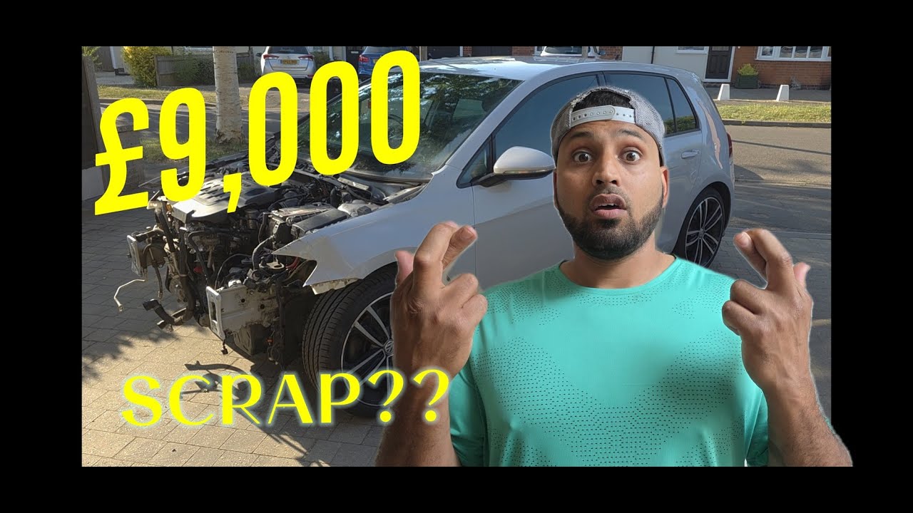 PART 2 OF MY GOLF GTD MK7.5 DRIVEWAY REPAIR - CATEGORY S STRUCTURAL DAMAGED SALVAGE. CAN IT BE DONE?