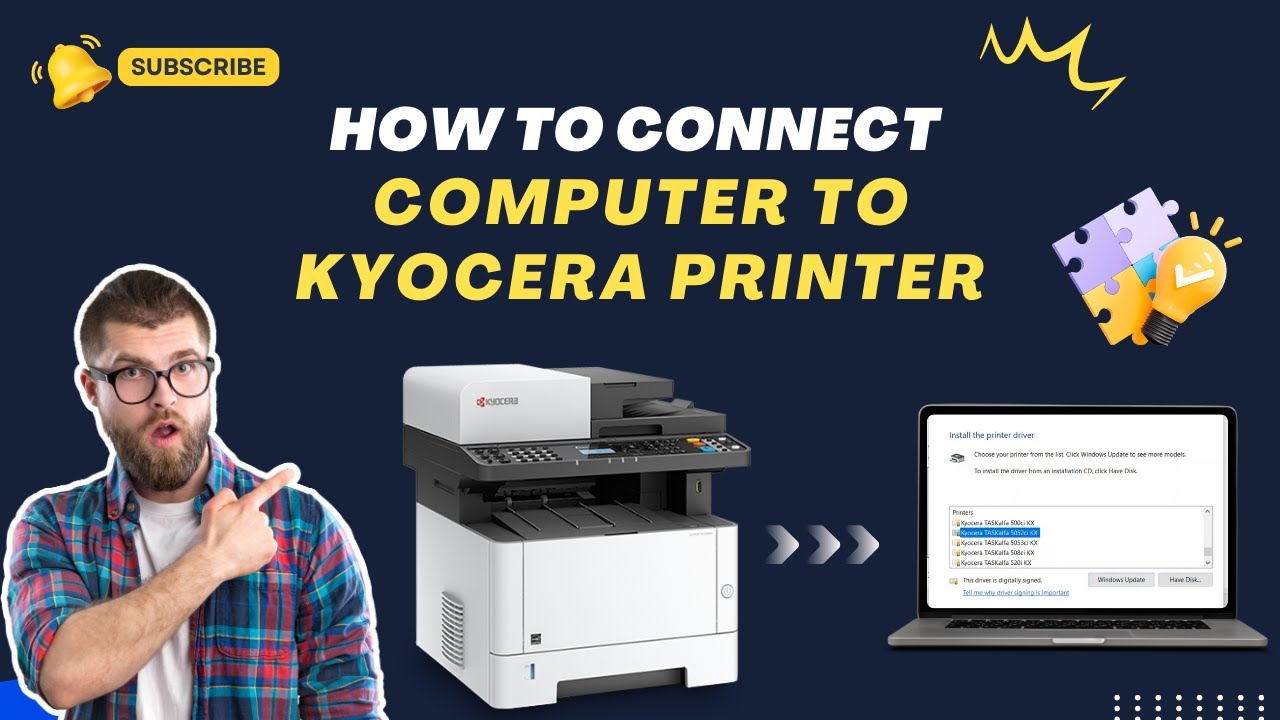 How to Connect Computer to Kyocera Printer? | Printer Tales