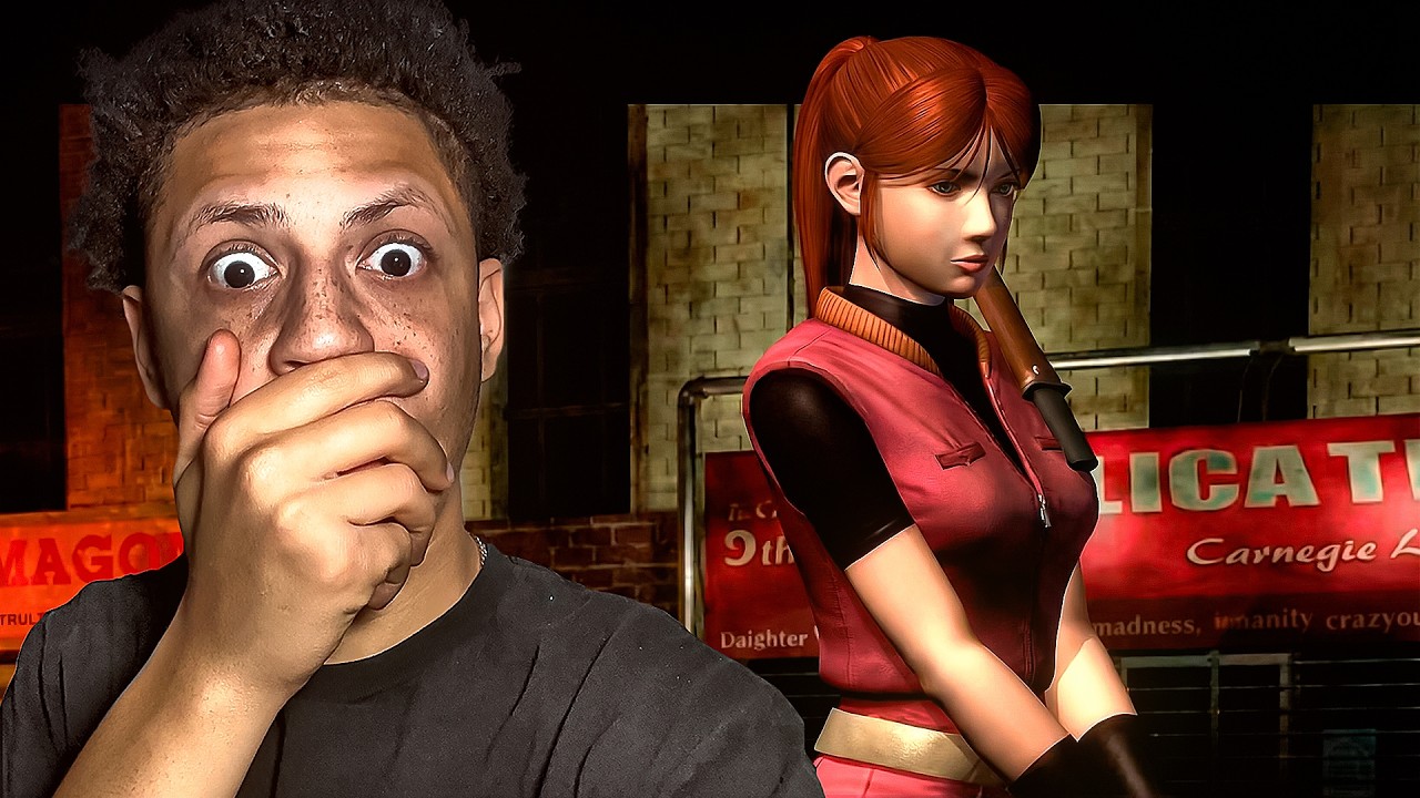 I PLAYED CLAIRES STORY!!! (Resident Evil 2 Original)