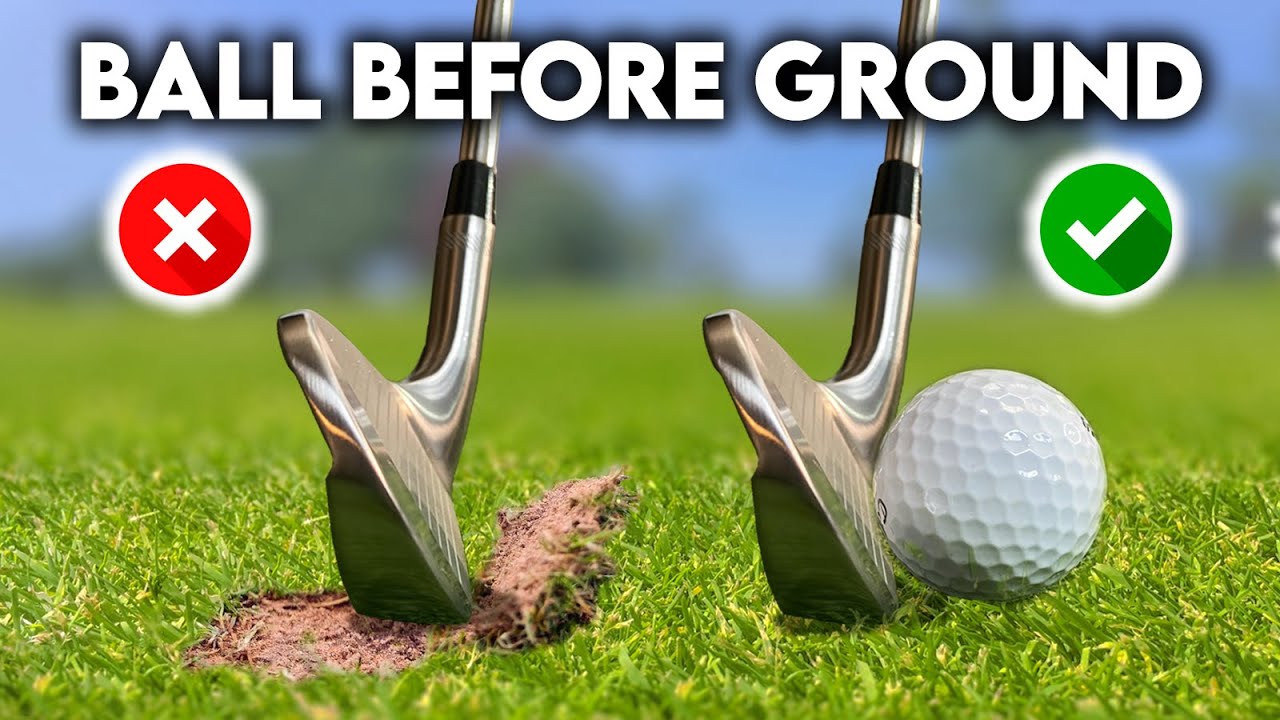 How to Hit Golf Ball First Then the Ground (PERFECT contact every time!)