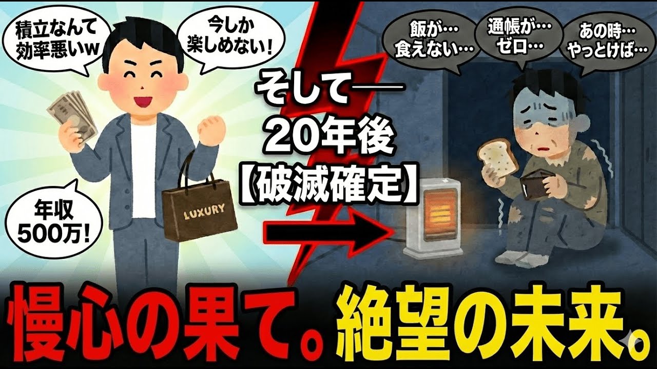 【詰み確定】積立を笑ってた30代、20年後に飯も食えなくなった件【2chお金スレ・ゆっくり解説】