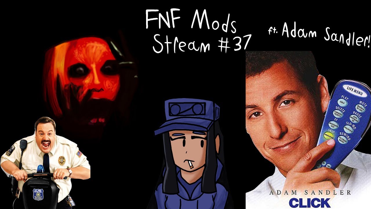 FNF Mods Stream #37 ft. Adam Sandler! (Sunday Night Plumbing, MixNMatch, Adam, and more!)
