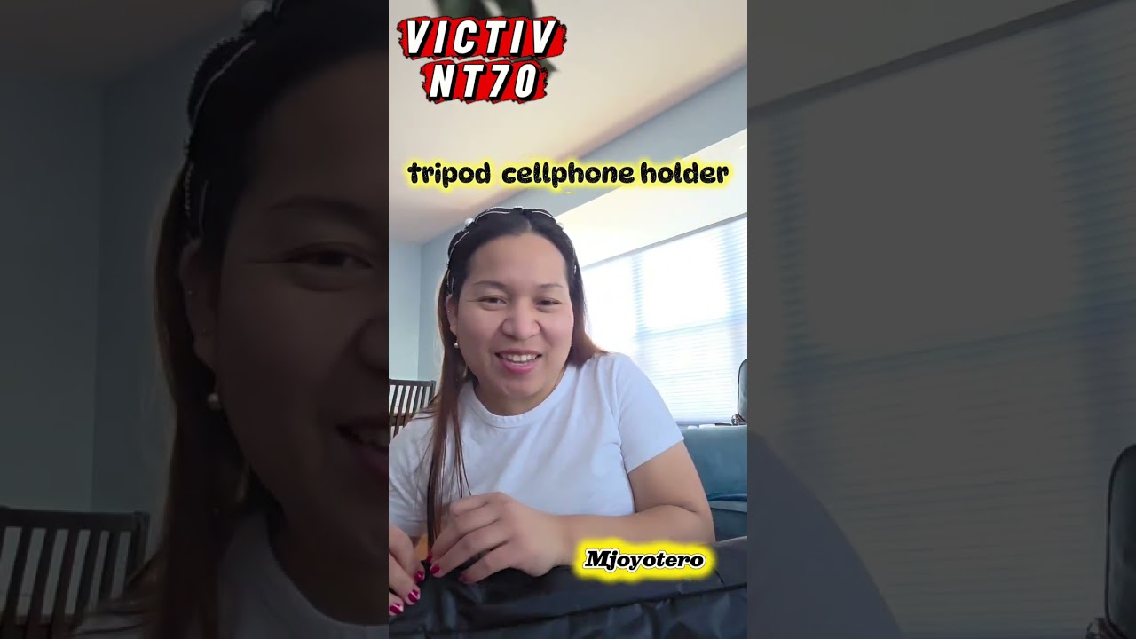 Tripod phone holder VICTIV NT70  Quality and recommended 👌. They have a strong body thick and long .