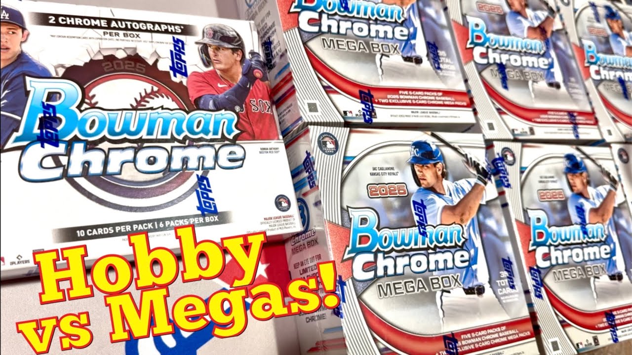 БЕЗУМНЫЕ АВТОМОБИЛИ ИЗ МЕГАЯЩИКОВ BOWMAN CHROME! (Встретимся в пятницу)