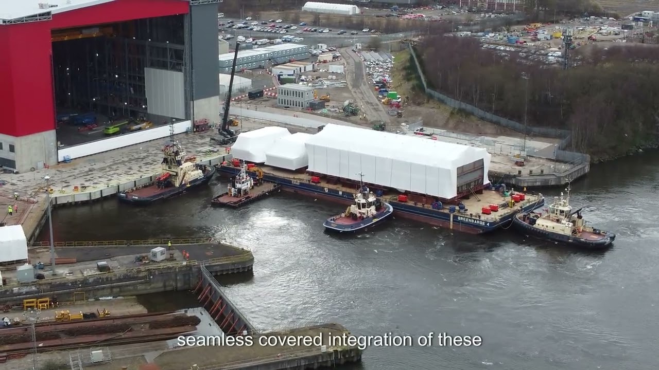 New warship taking shape in Glasgow
