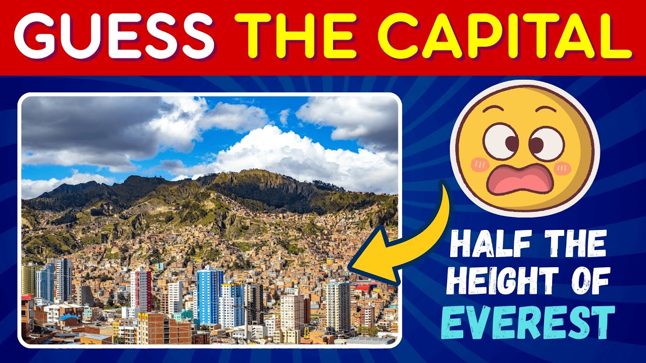 🌍🧠 Guess the World Capitals! | Ultimate Geography Quiz & Brain Challenge