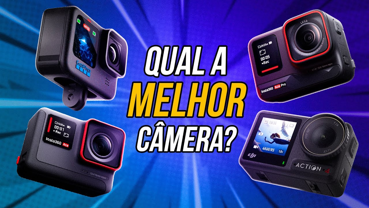 TESTAMOS a DJI Action 4 x GoPro HERO12, Insta360 Ace e Ace Pro