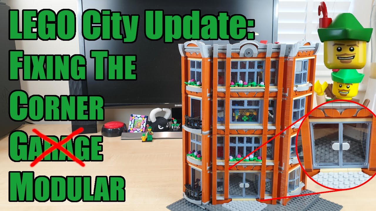LEGO Supermarket MOC (Part 1) - Fixing The Corner Garage 10264 🛒🏪🏹