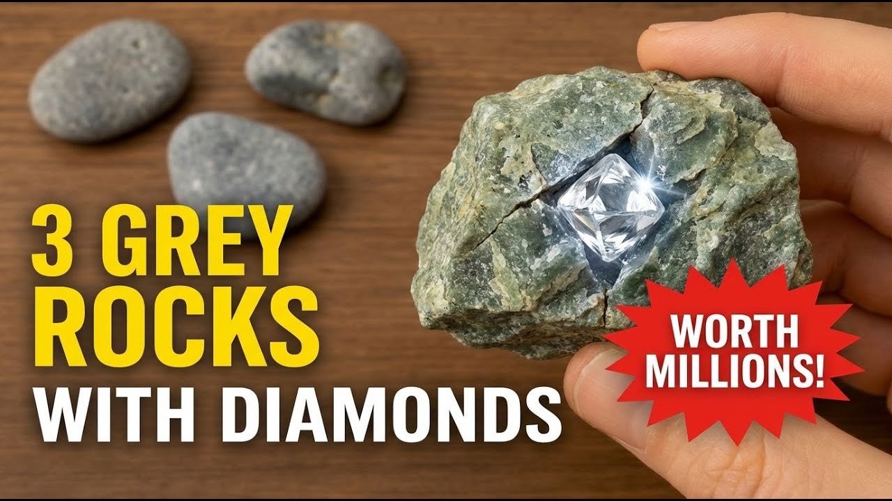 Diamonds Are Hiding Inside These 3 Common Grey Rocks (How to Spot Kimberlite)