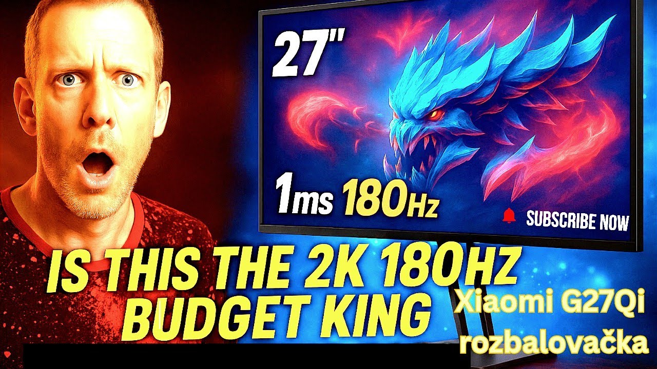 Xiaomi G27Qi 2K a 180Hz len za 160€? Fakt existuje! Rozbalujem a zisťujem, či to stojí za to!