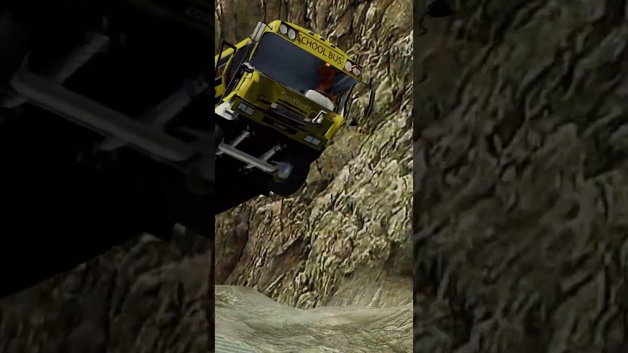 bus Vs Stairs - BeamNG.Drive 