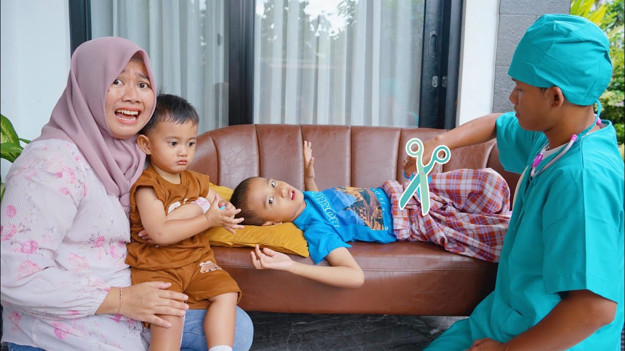 ALI PENGEN DI SUNAT MALAH KABUR 🤕 MAIN DOKTER DOKTERAN