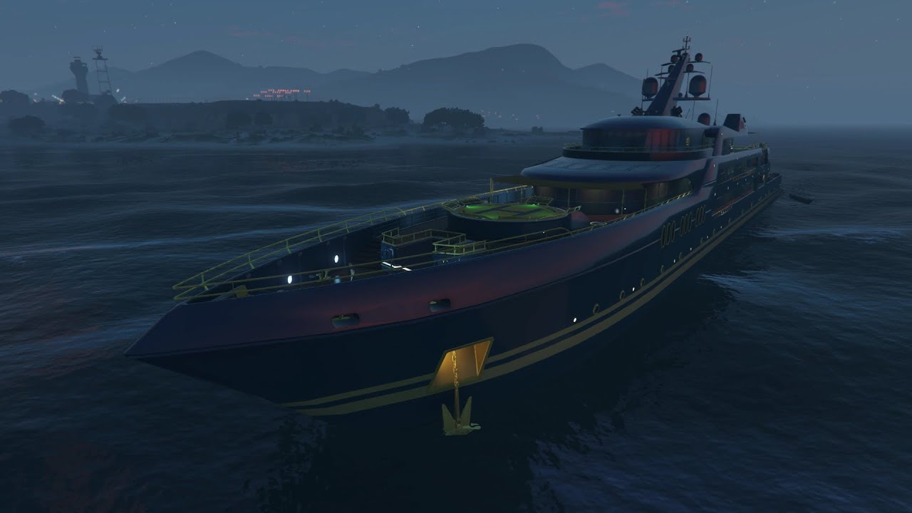 Tour off my GTA Online Yacht