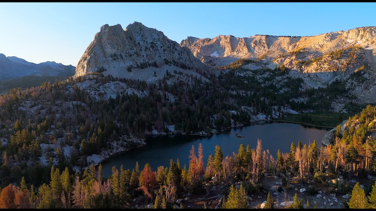 Mammoth Lakes CA FPV Drone Aerial: Crystal Crag, Mammoth Rock, TJ Lake, Crystal Lake