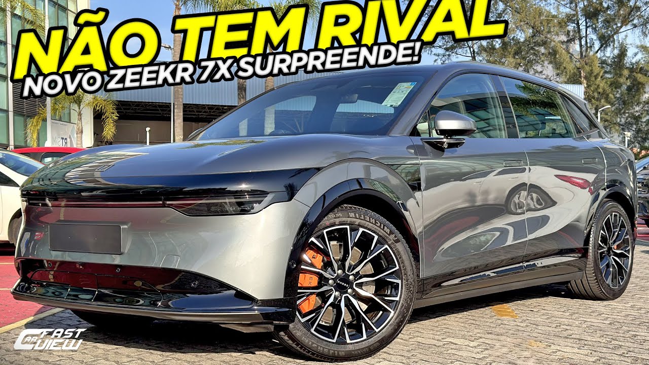 AULA DE LUXO, PERFORMANCE E AUTONOMIA PRA PORSCHE, BMW, AUDI E MERCEDES! NOVO ZEEKR 7X SUPERA TODOS