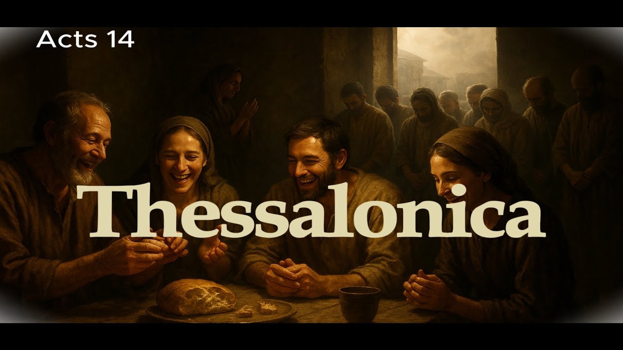 Acts 14 Thessalonica | Rejoice, Pray Without Ceasing, Give thanks | Bible Music Chronicle