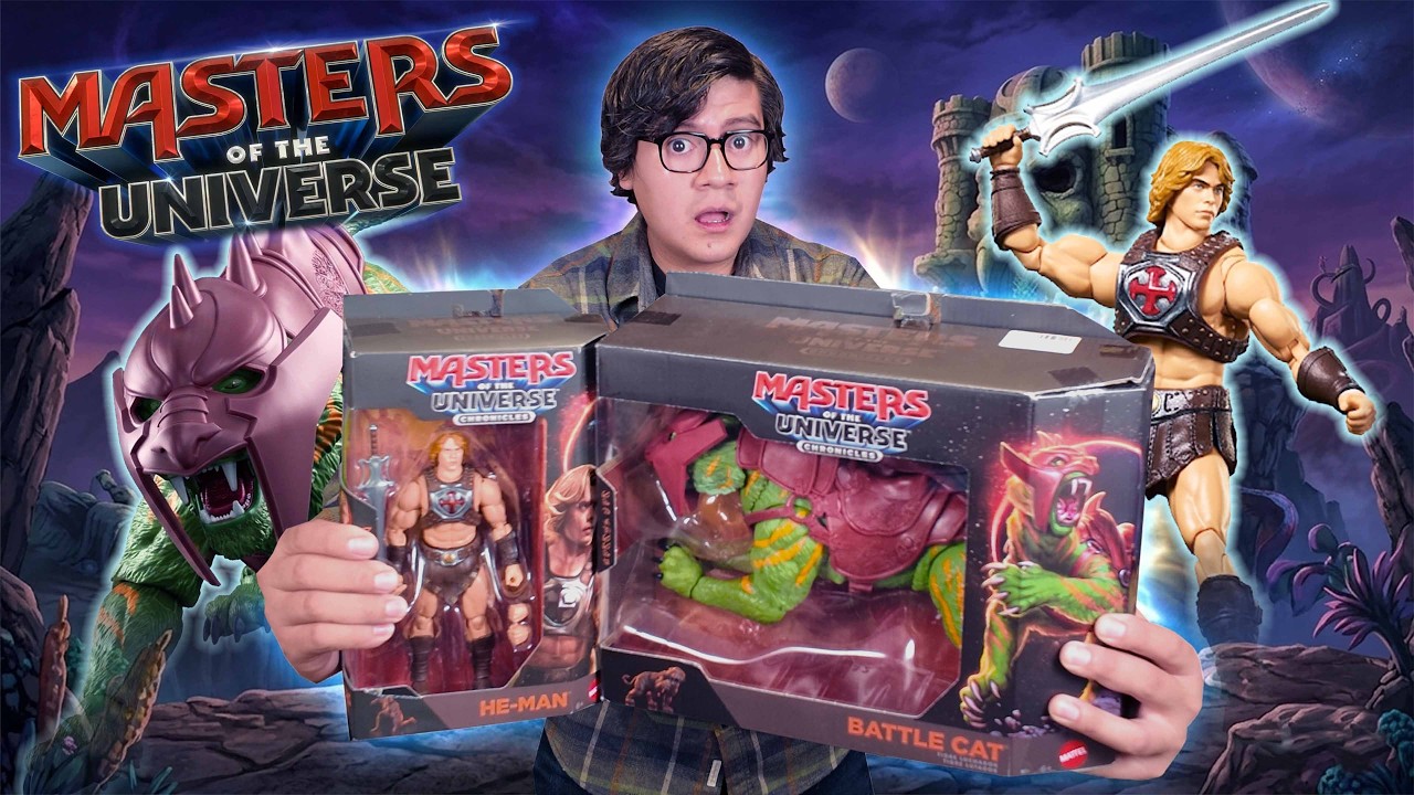 😱 &iexcl;NO ESPERABA ESTO! Nuevas figuras de He-Man Chronicles (MOTU Movie) 👀 | El Tio pixel