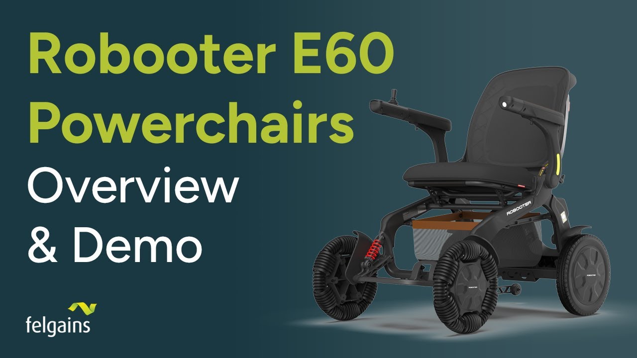 Электрические инвалидные коляски Roboter E60/E60 Pro — обзор и демонстрация