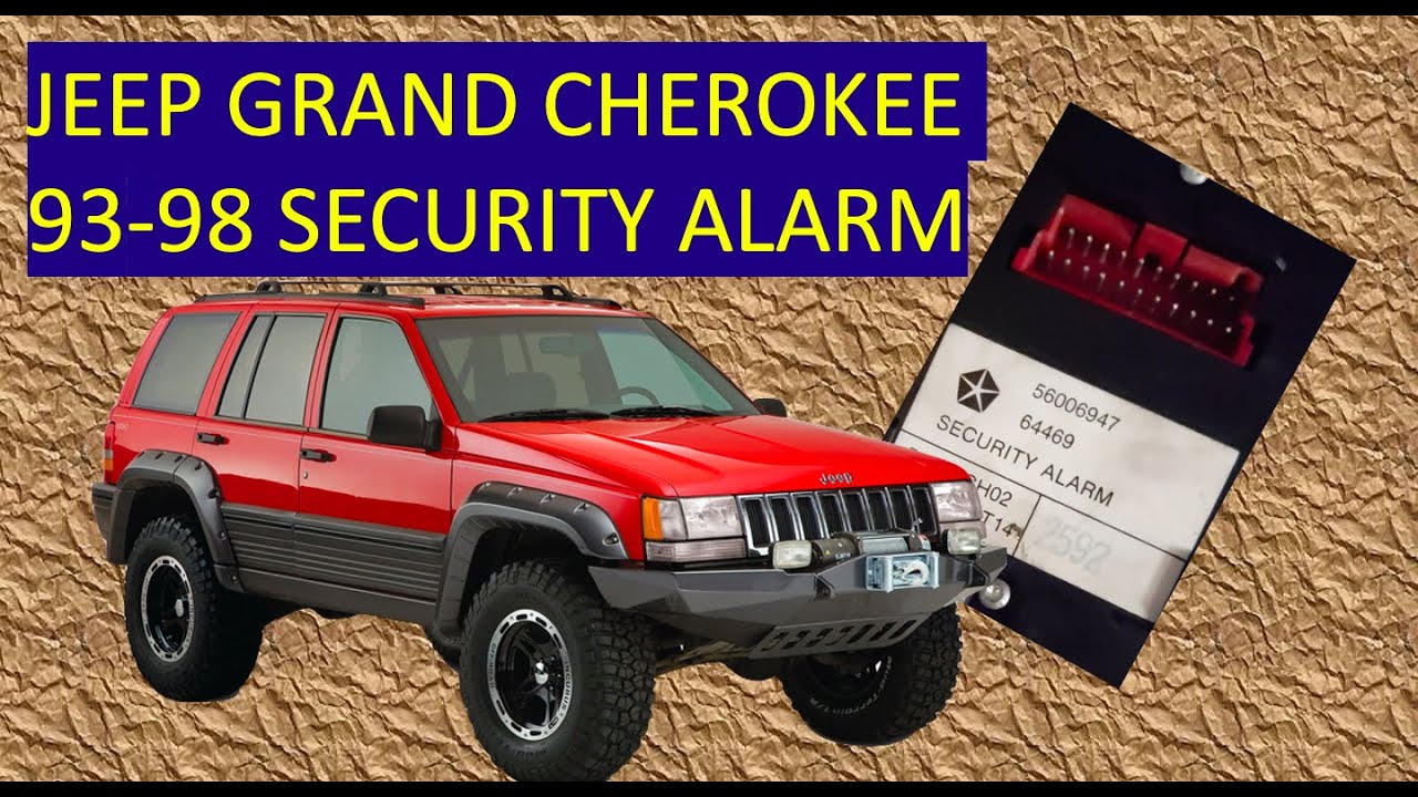 DESACTIVAR ALARMA GRAND CHEROKEE 93-98/HOW TO DEACTIVATE THE JEEP ZJ 93-98 SECURITY ALARM FOREVER