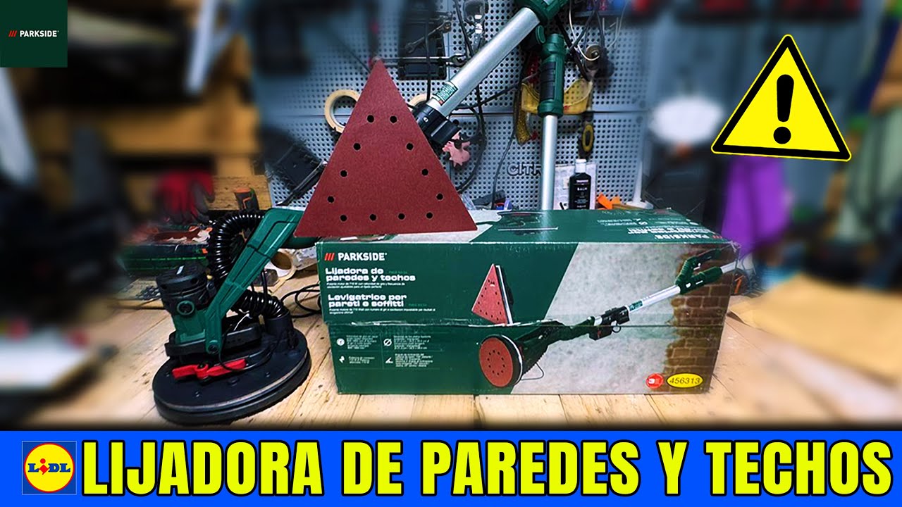 ¡NUEVO! Análisis de la Lijadora de paredes y techos PARKSIDE® PWDS 920 D4  710 W  ¿Vale la pena?