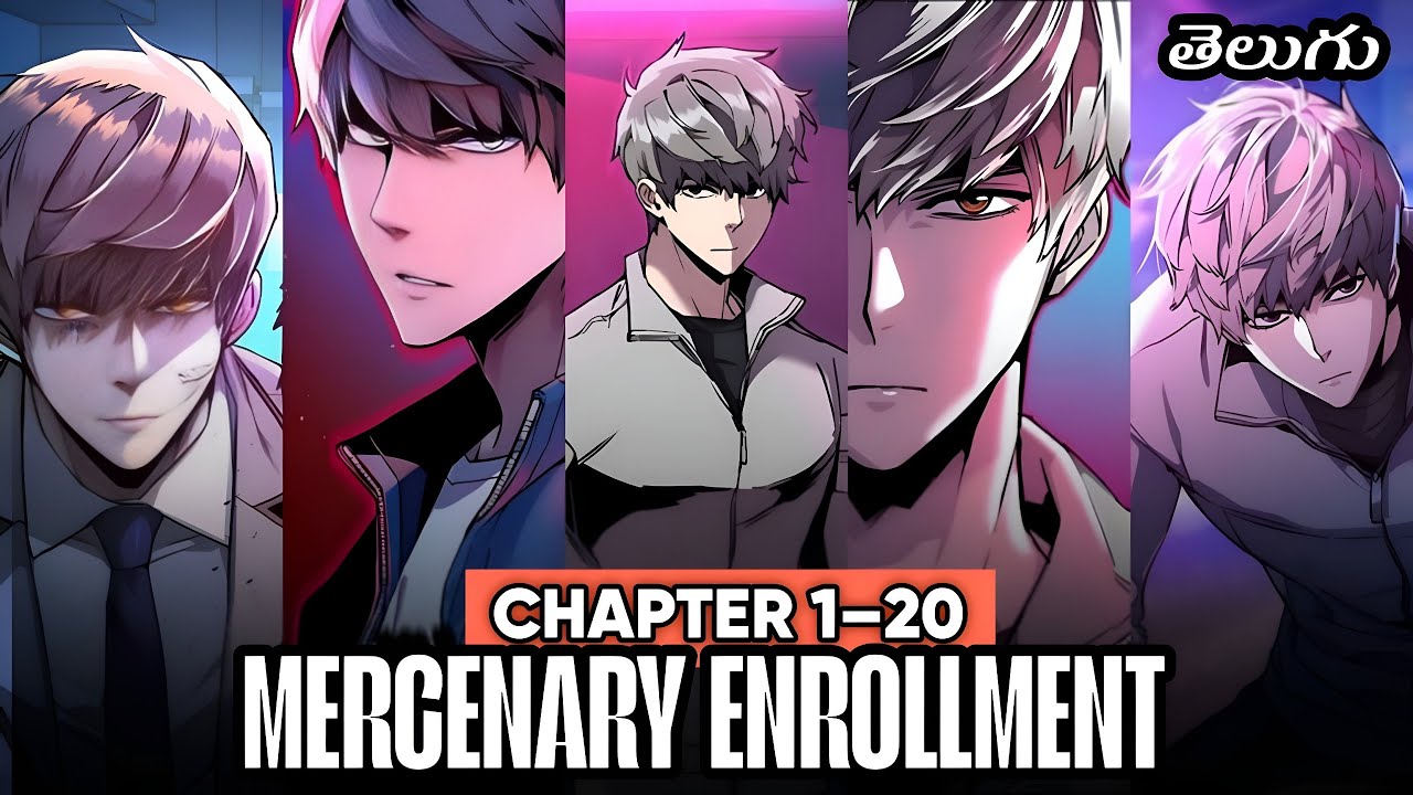 Mercenary Enrollment Manhwa Chapters 1 to 20 EXPLAINED in Telugu