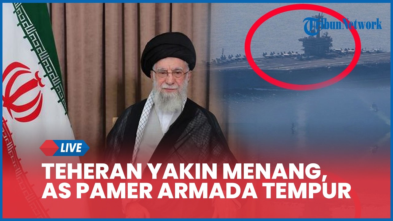 🔴 Rangkuman AS-Iran: Teheran Yakin Menang! USS Abraham Lincoln Dikawal Kapal Perang dan Jet Tempur