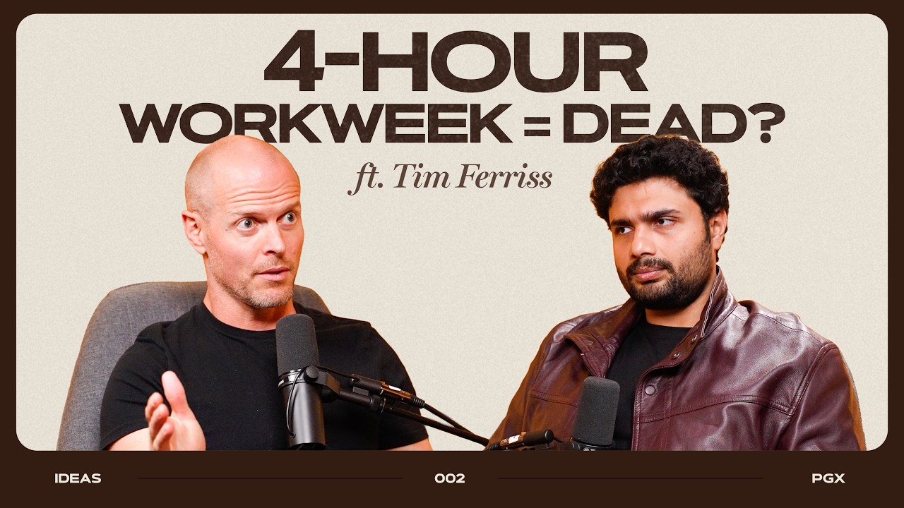 Tim Ferriss on AI, India, Job Loss, GLP-1, Longevity and Biohacking @timferriss | PGX Ideas #2