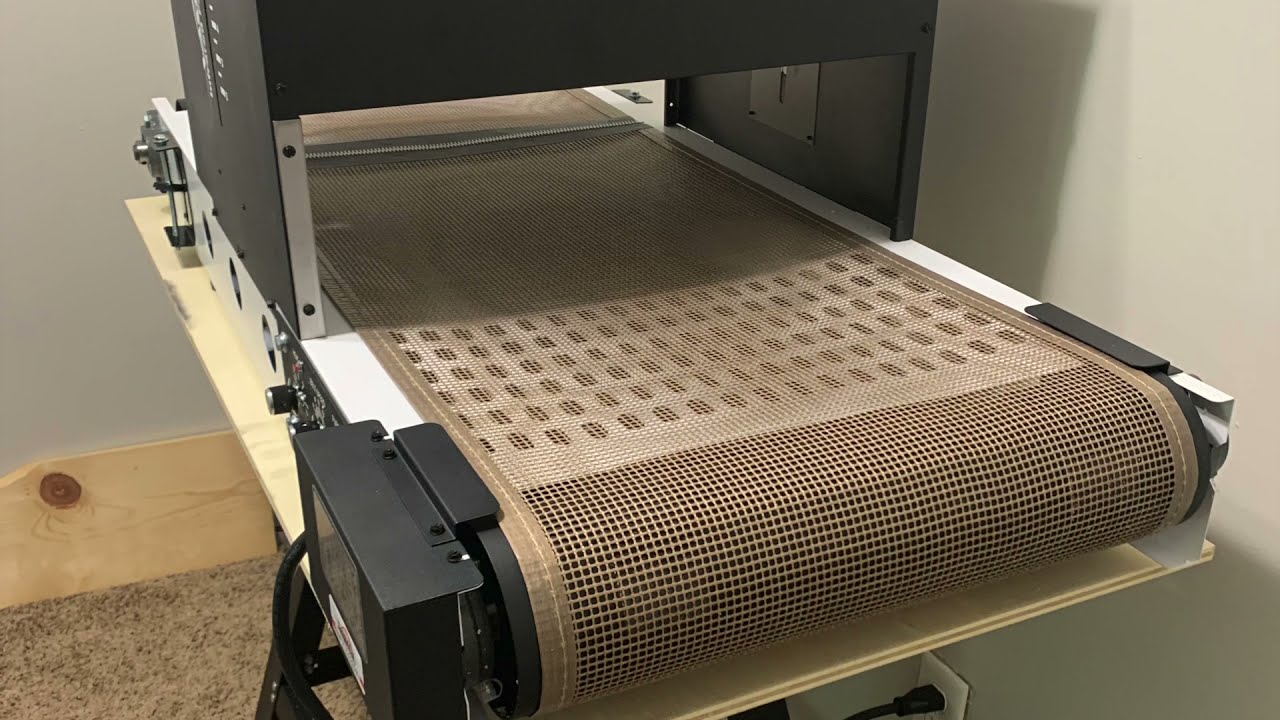 Screen Printing   Conveyor Dryer Vastex D 100 Setup