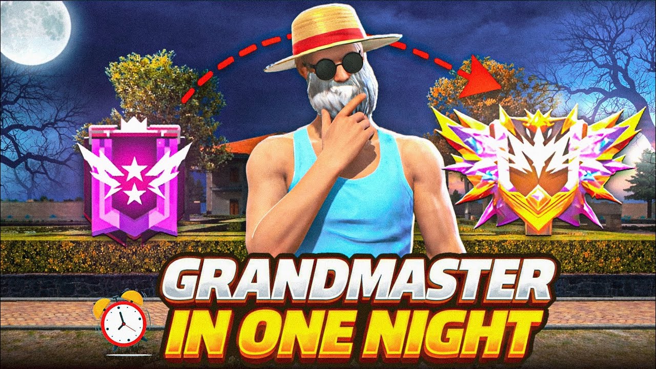 Grandmaster Achived In One Night 🌙 | Solo Br Rank Push Tips And Tricks | #freefiremax 