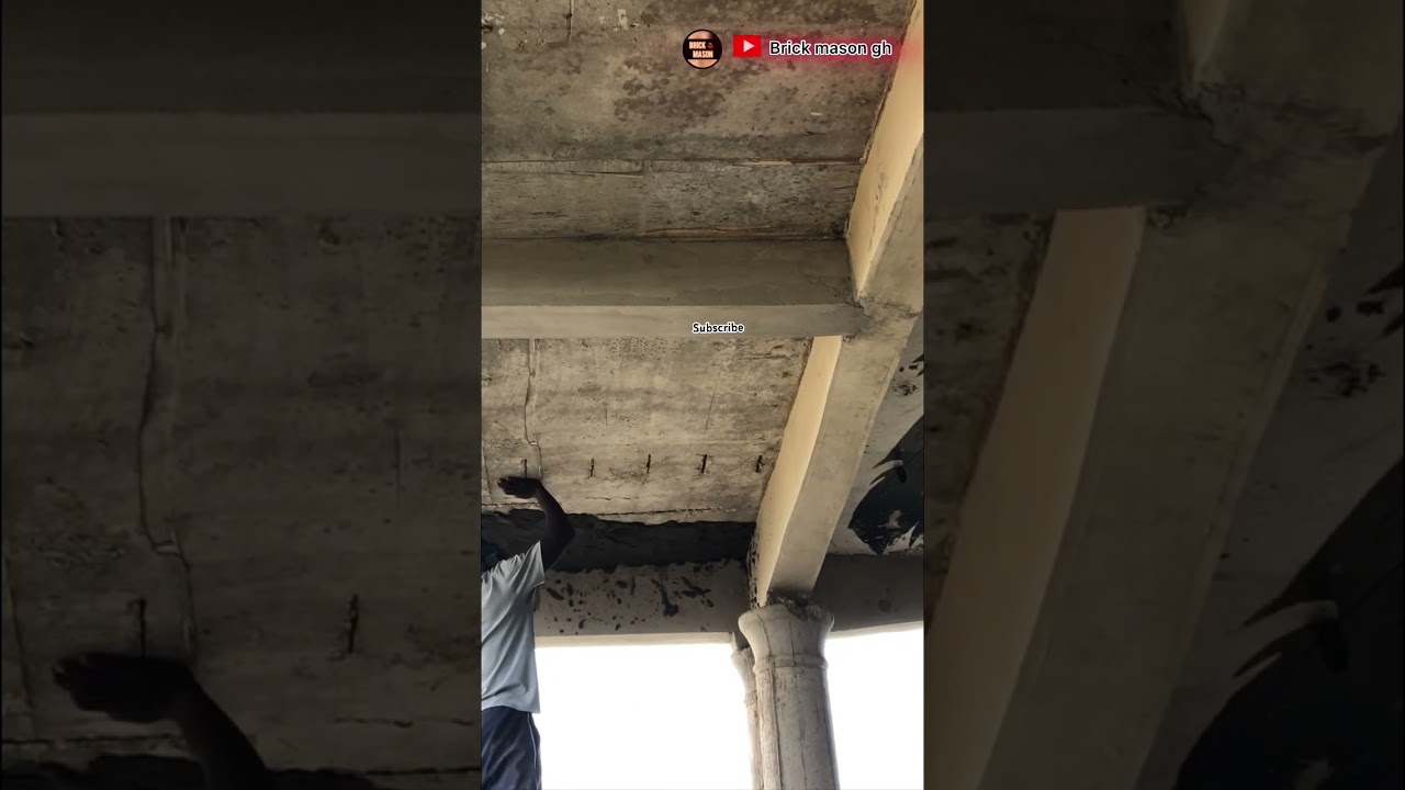 #construction Amazing ceiling Plastering techniquesStep by Step Africa Ghana 🇬🇭 #concretedesign