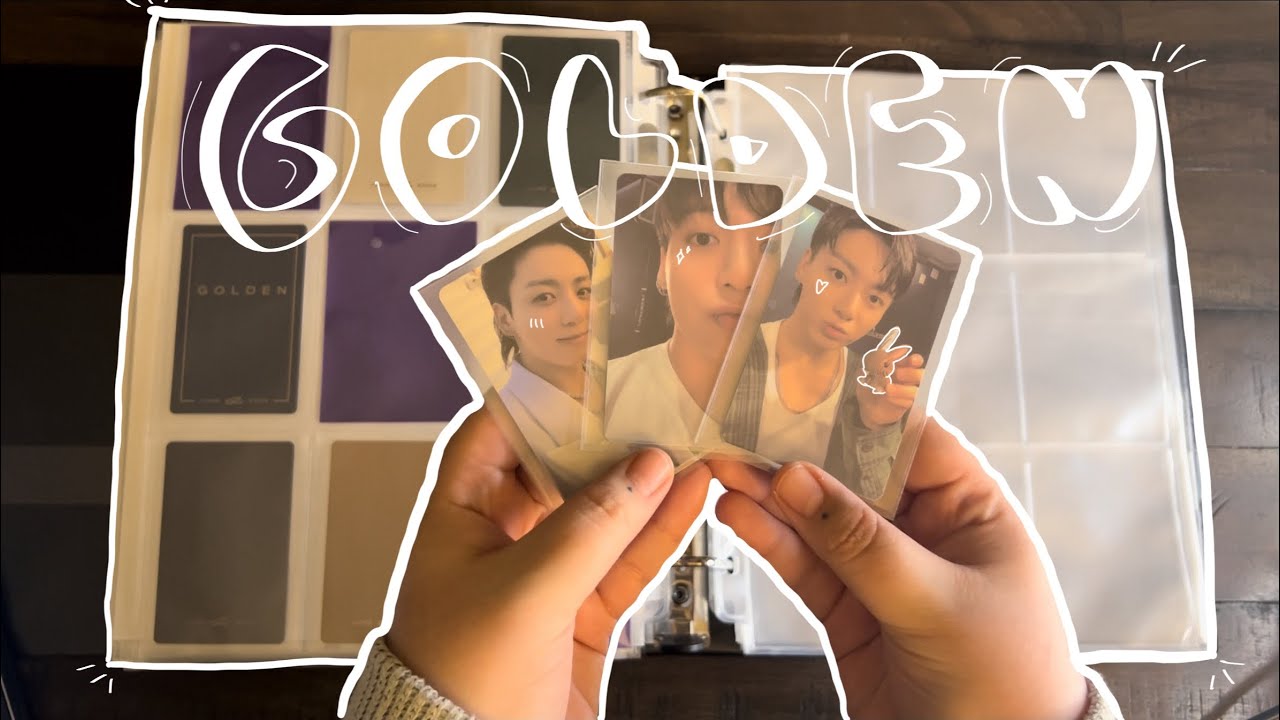 completing my jungkook golden photo card collection 🐰 | all pobs and lucky draws!