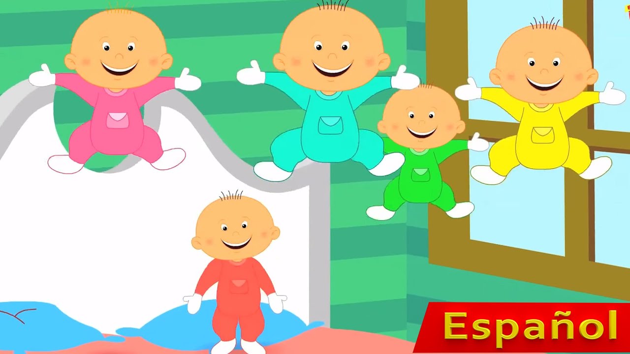 Cinco pequeños bebés