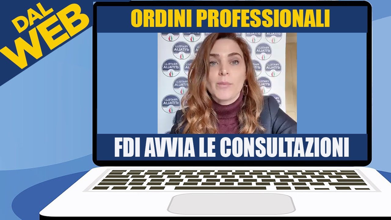 Fratelli d'Italia avvia consultazioni con ordini professionali
