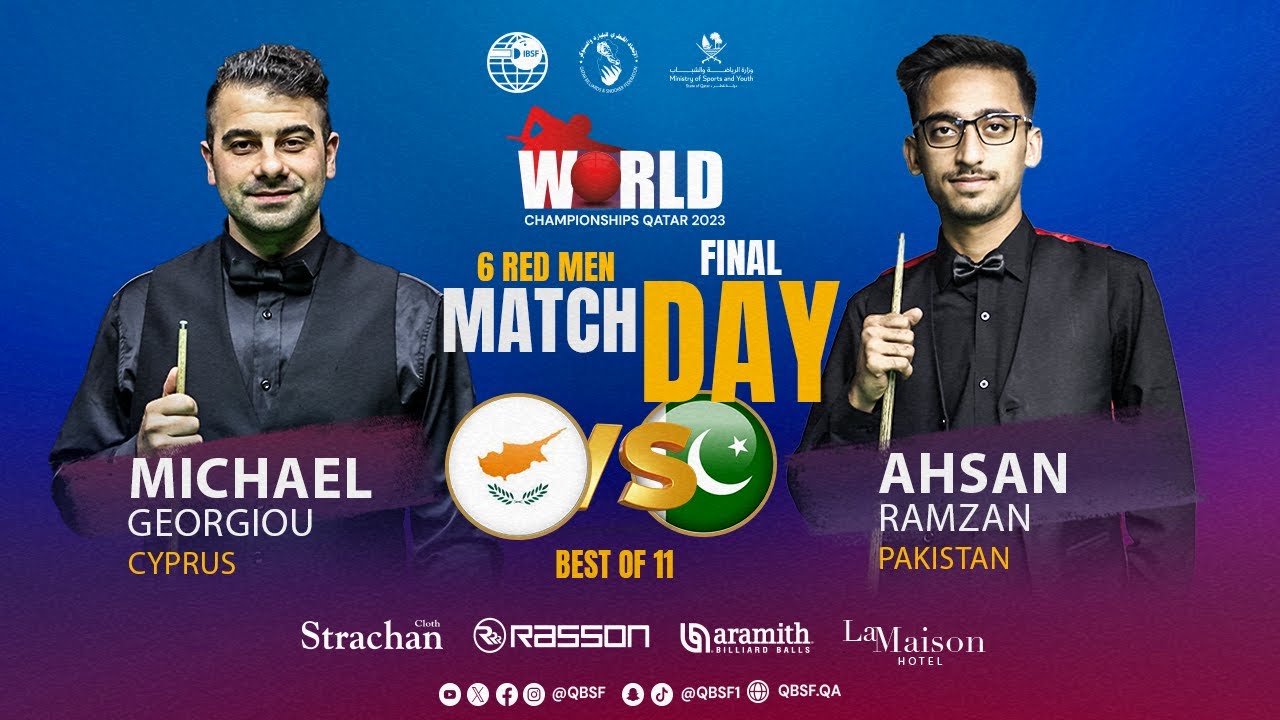 IBSF WORLD CHAMPIONSHIPS QATAR 2023  l  6 REDS MEN SNOOKER FINAL