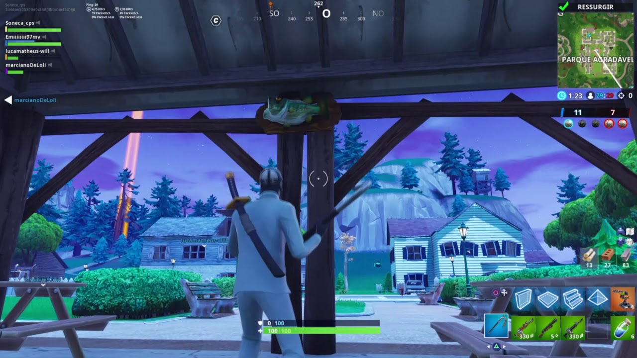 Desafio da semana 8 - Dan&ccedil;ar em frente os peixes - Fortnite