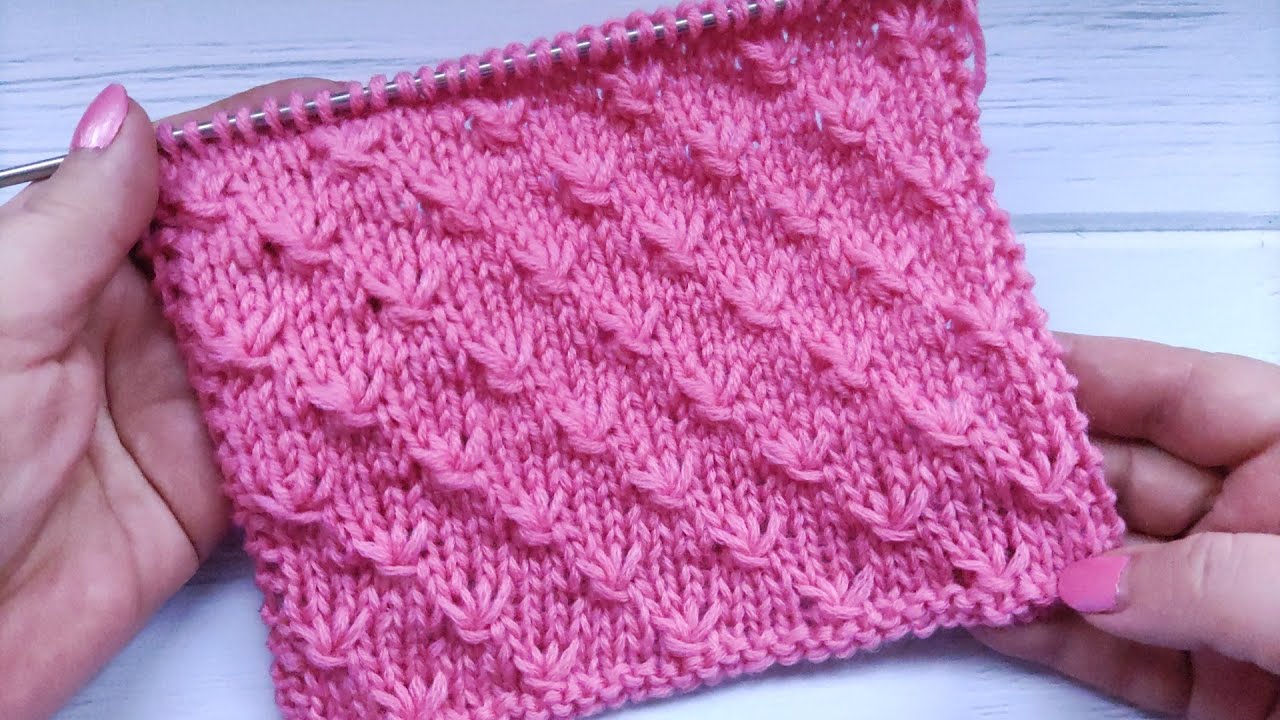 Fancy Stitch Knitting Pattern | Fantasiemuster stricken | Punto fantasia ai ferri | Punto fantas&iacute;a