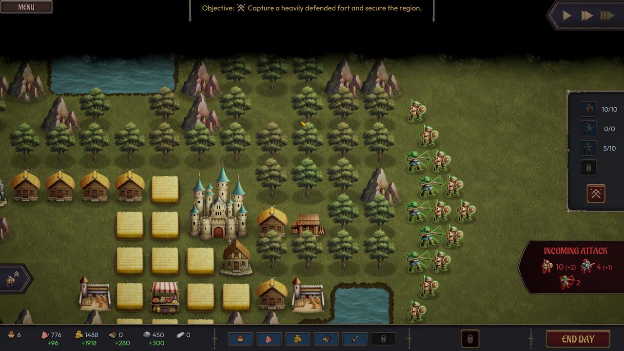 King's Downfall – Chill Settlement-Builder and Auto-Battler